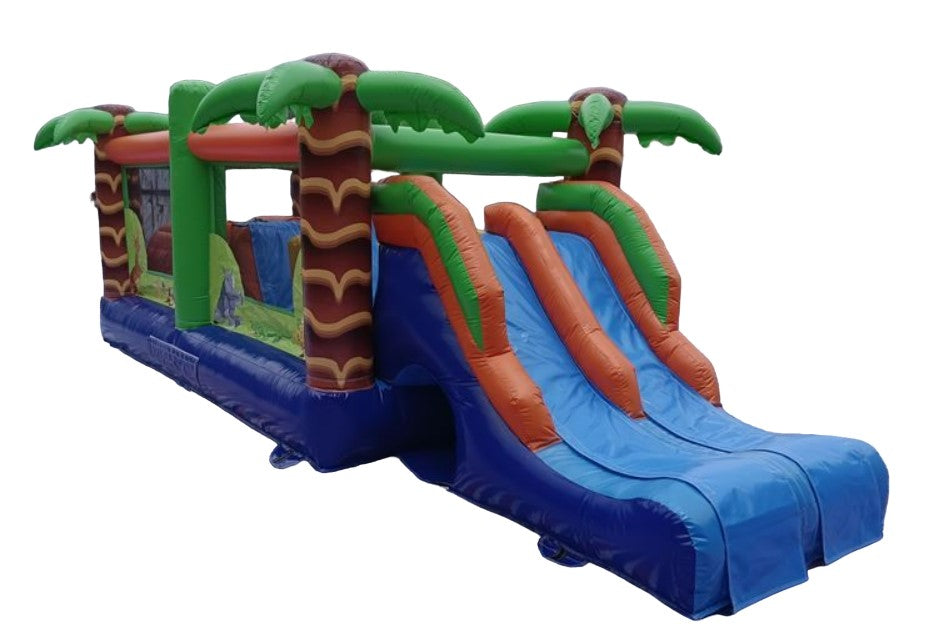 JEU GONFLABLE SUPER COURSE A OBSTACLES PVC main image 1