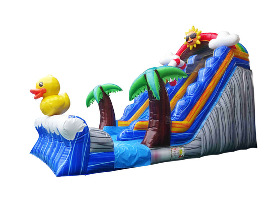 JEU GONFLABLE GLISSADE CANARD