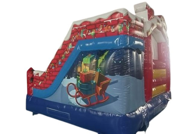 JEU GONFLABLE COMBO NOEL SOUS LA NEIGE OUVERT (disponible en mai)