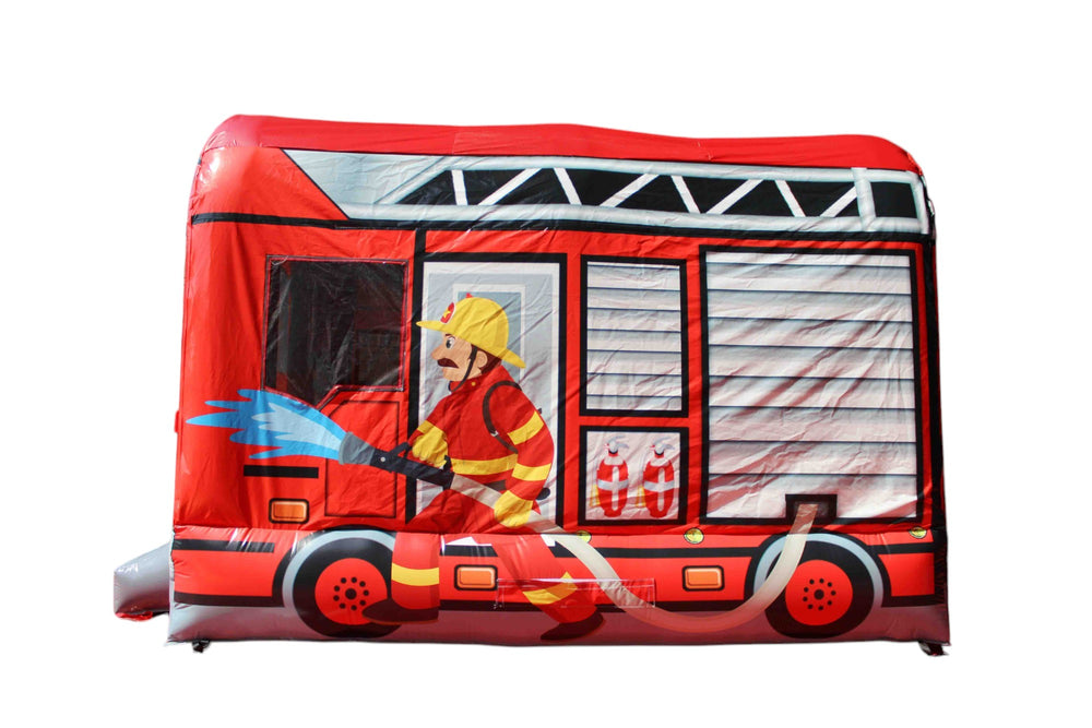 JEU GONFLABLE camion de pompier