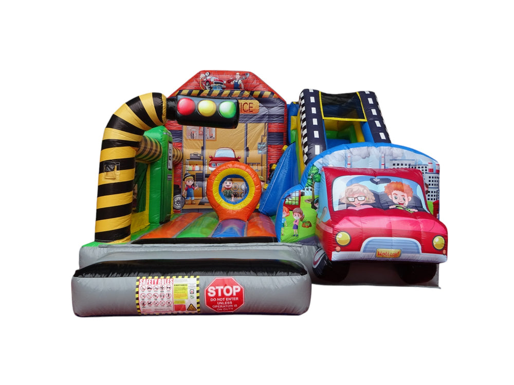 JEU GONFLABLE COMBO VOITURE OUVERT