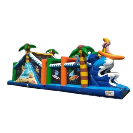 JEU GONFLABLE COURSE SURF'N SLIDE (disponible en mai 2025)