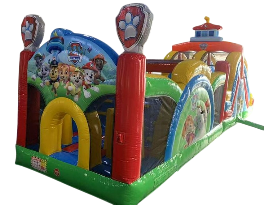 JEU GONFLABLE COURSE PAT PATROUILLE