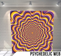 BACK DROP PSYCHEDELIC WEB